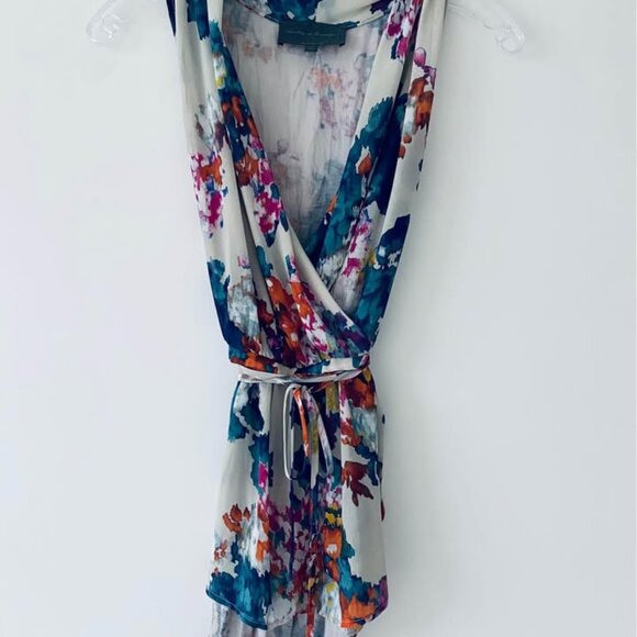 Anthropologie floral sleeveless blouse - Picture 2 of 5